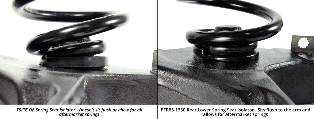 Powerflex rear lower spring isolator (pair) road series - pfr85-1330